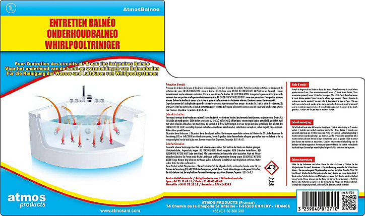 Nettoyant spécial Atmos balnéo 1L