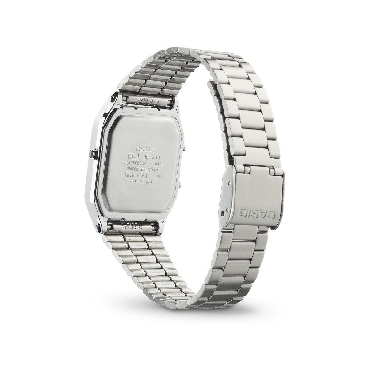 Montre CASIO VINTAGE homme bracelet acier inoxydable