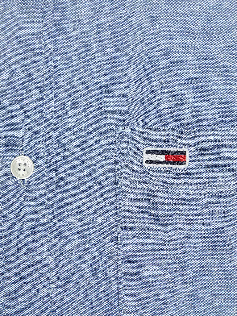 TOMMY JEANS Hemd Regular Fit  hellblau
