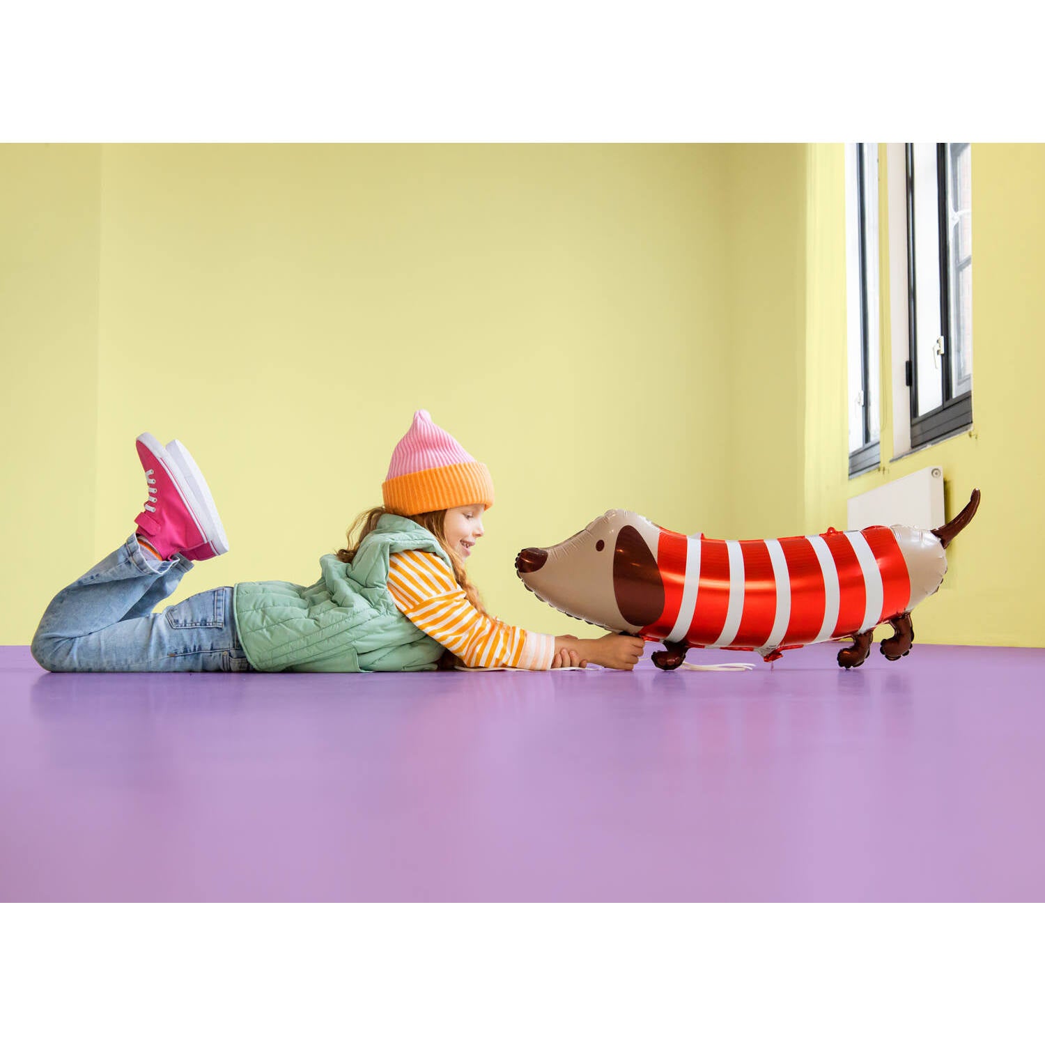Hond Helium Ballon Leeg 88cm