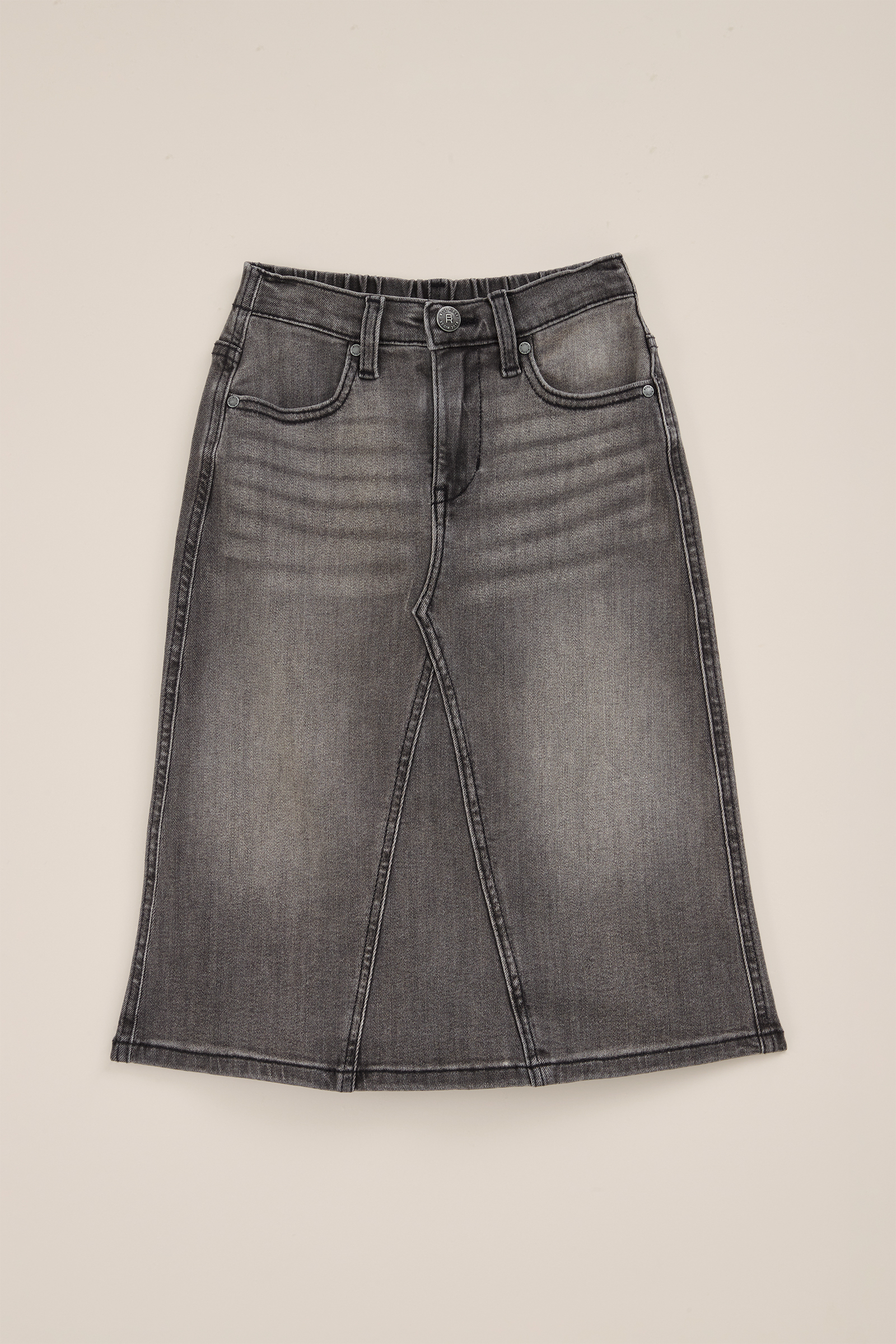 Meisjes denim rok Blue Ridge Donkergrijs gemeleerd