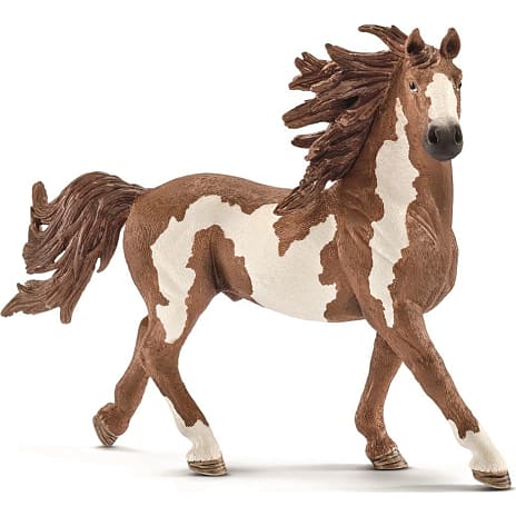 Schleich brun/hvid hingst