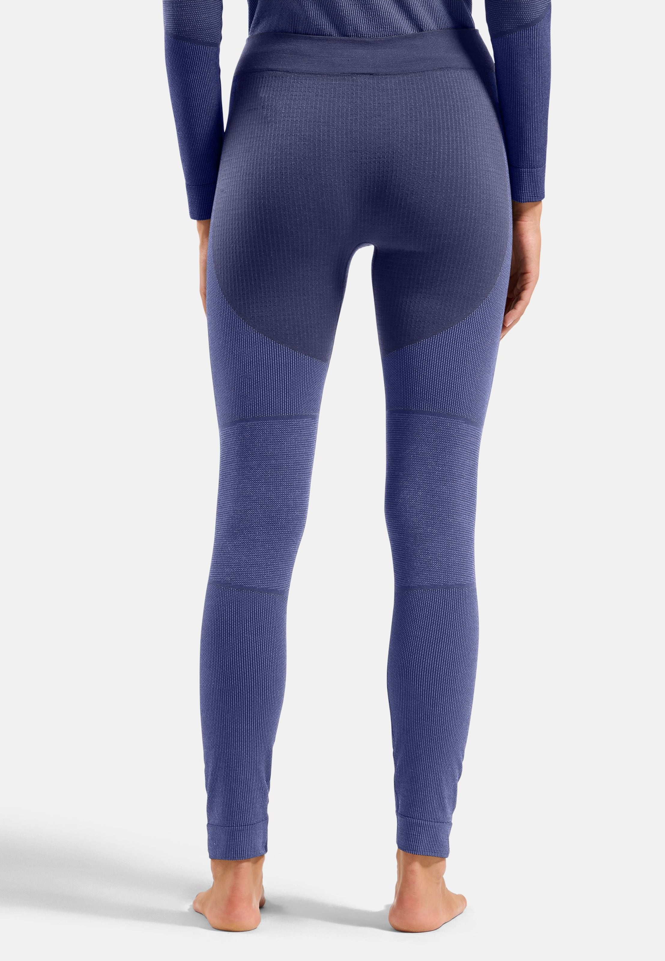 Lange Seamless Performance Wool Funktionstights in Skipper Blue