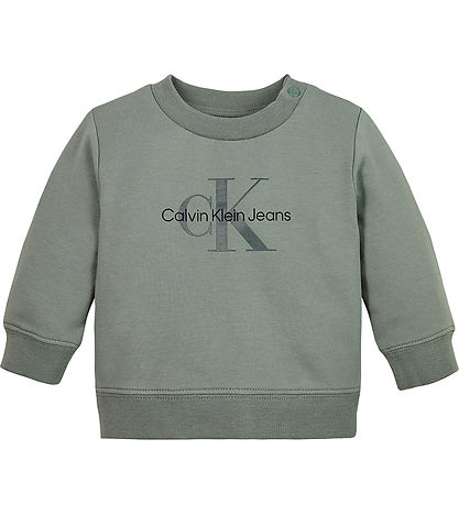 Calvin Klein Sweats?t - Monogram - Meteor Green