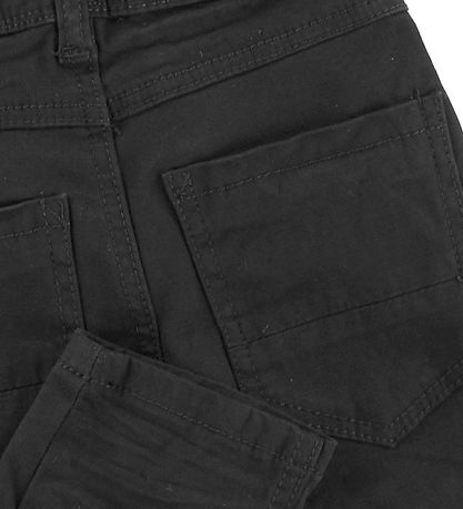 Minymo Hosen - Twill Regular - schwarz