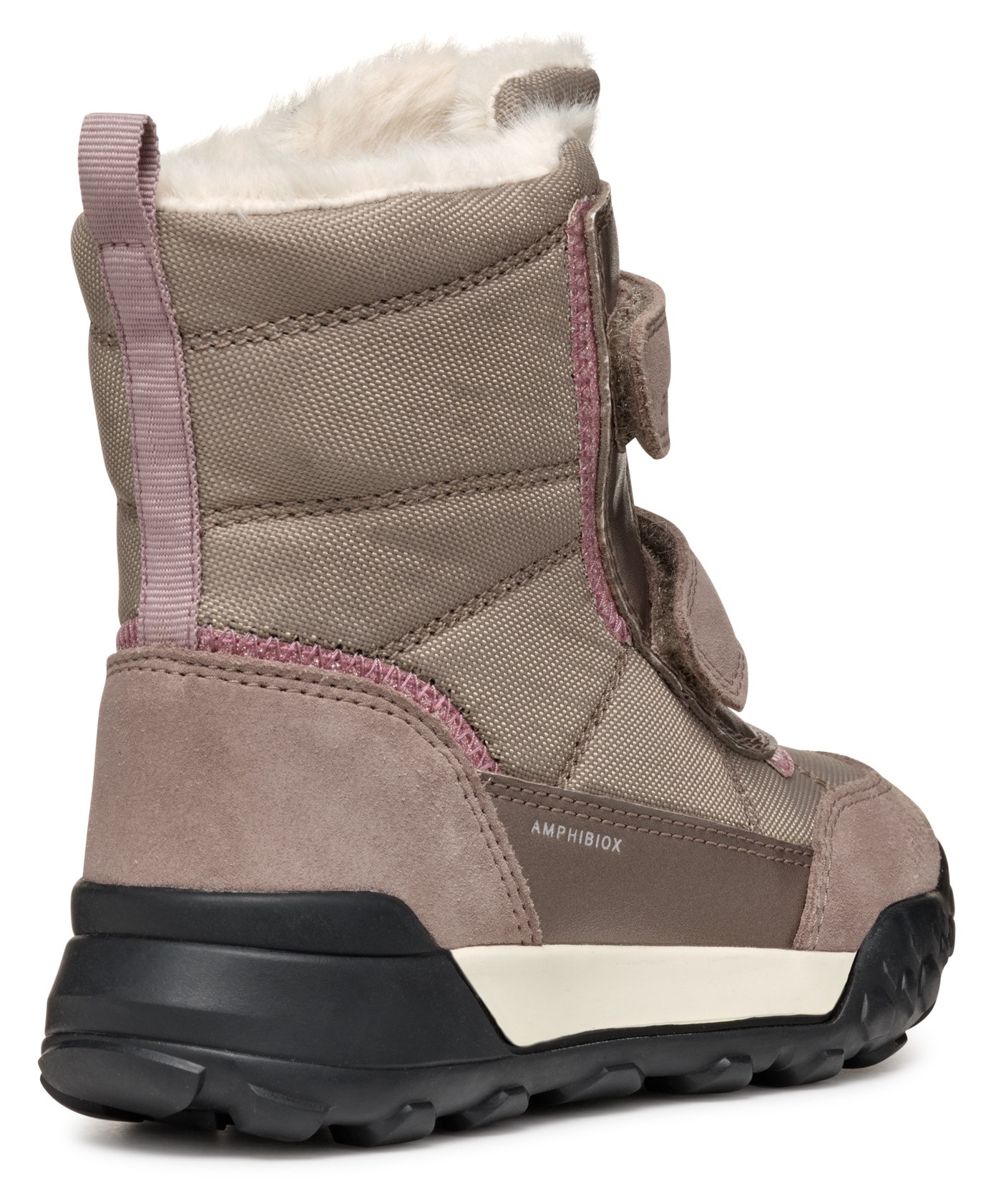 Geox Winterstiefel »J TREKKYUP GIRL B ABX«  Klettstiefel, Snowboots, Winterstiefel mit Warmfutter