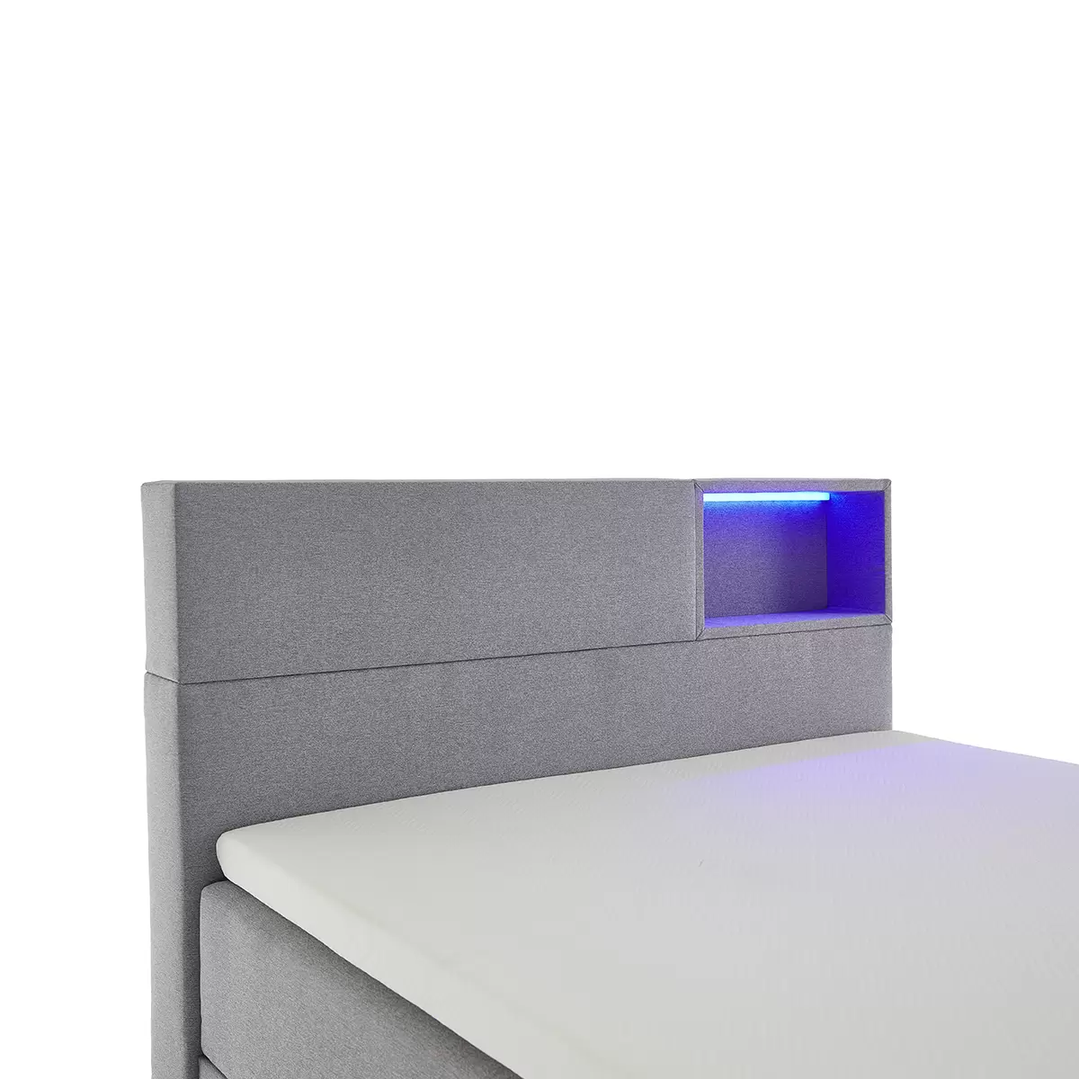 Boxspringbett Caja 120x200 Hellgrau