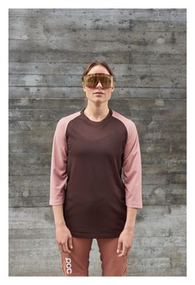 Maillot Manches 3/4 Femme Poc MTB Pure Marron Foncé/Clair