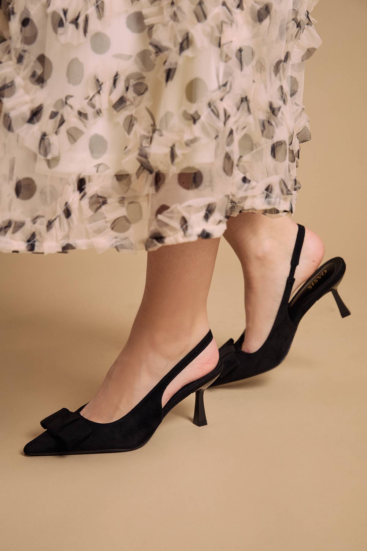 Oasis Chaussures À Talons Aiguilles Kiki En Synthétique Avec Détail Nœud