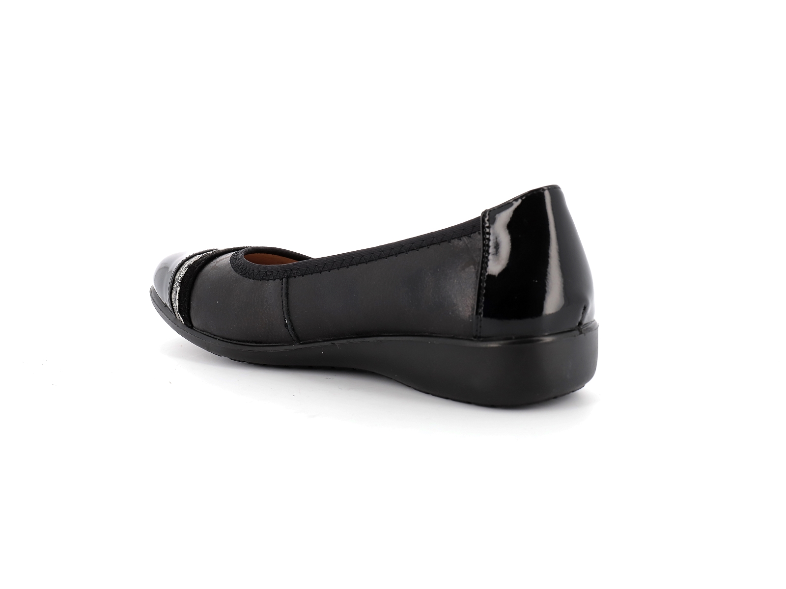 Inea-FABLE Cuir Noir Argent