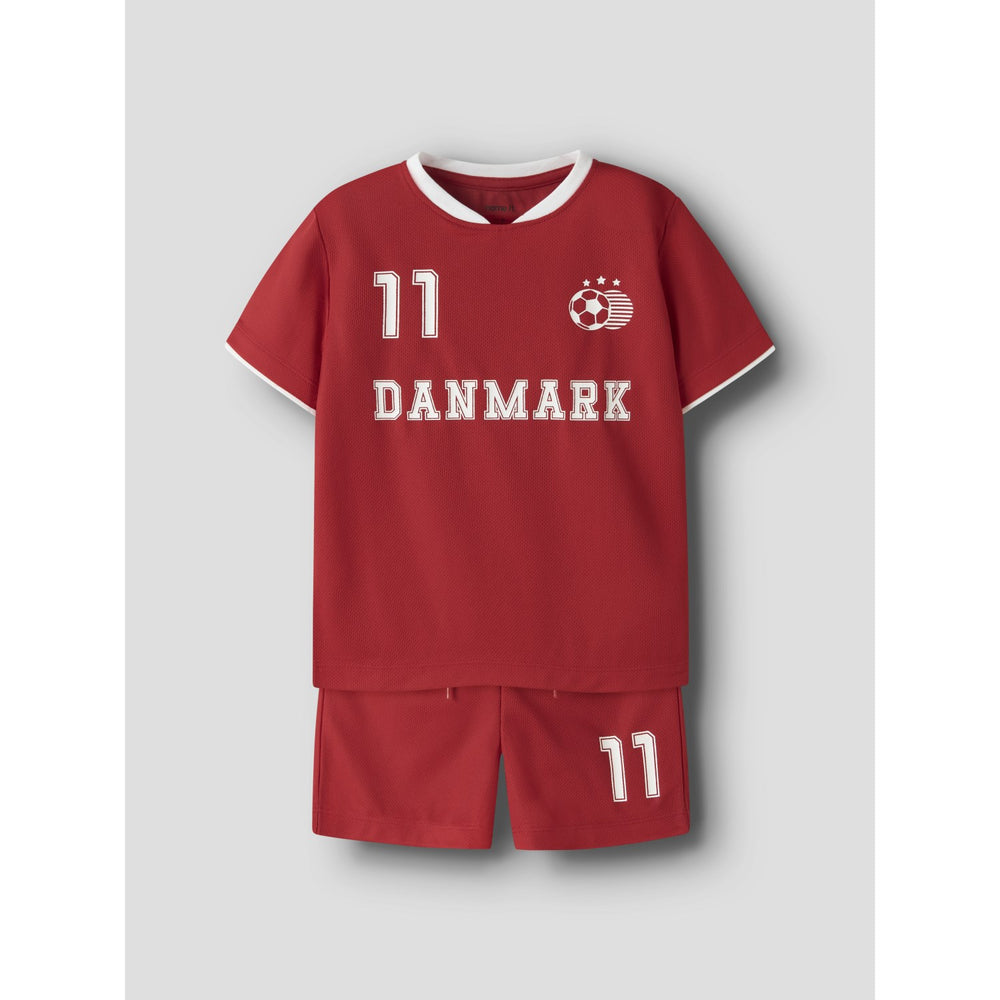 Køb Name It True Red Nmnhiteam Shorts Sæt
