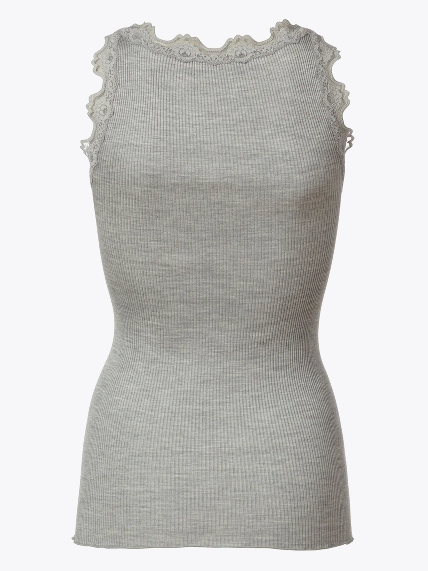 Babette Silk Top With Lace