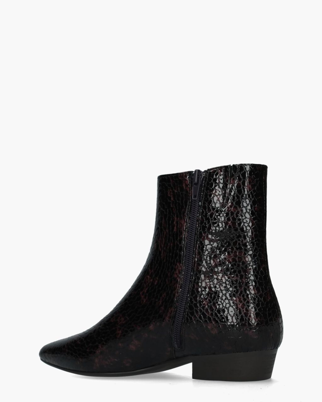 Di Lauro Camelia Bordeauxrood Dames Enkelboots