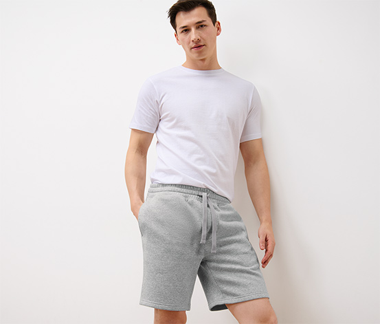 Sweatshorts, hellgrau