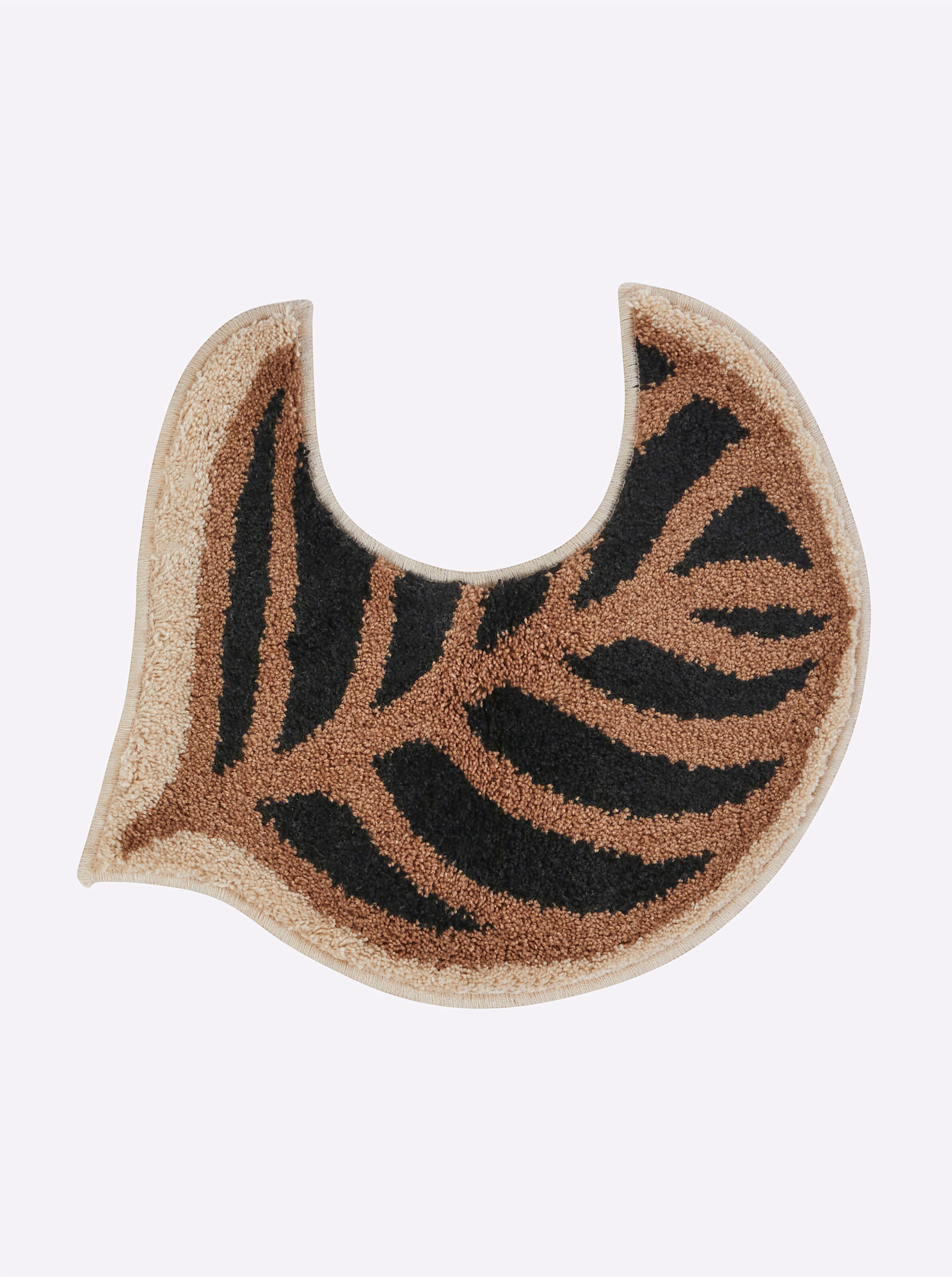 Grund Badematte in schwarz-beige