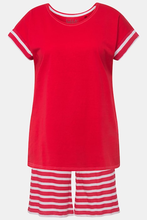 Shorty, Rundhals, Shorts, ärmellos, Kurzpyjama
