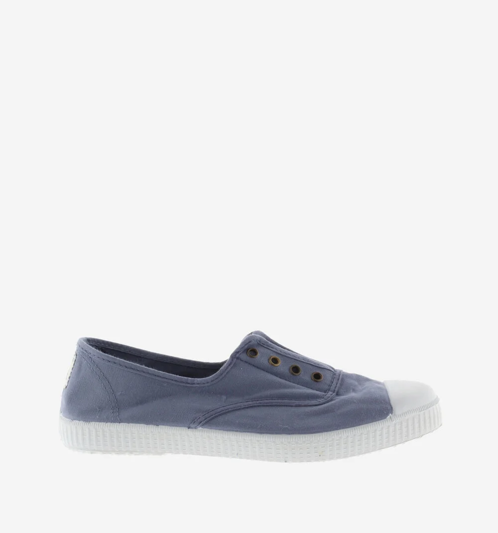 1915 INGLESA TENNIS TOILE DREC® ÉLASTIQUE Baskets en toile avec élastique pour femme AZUL