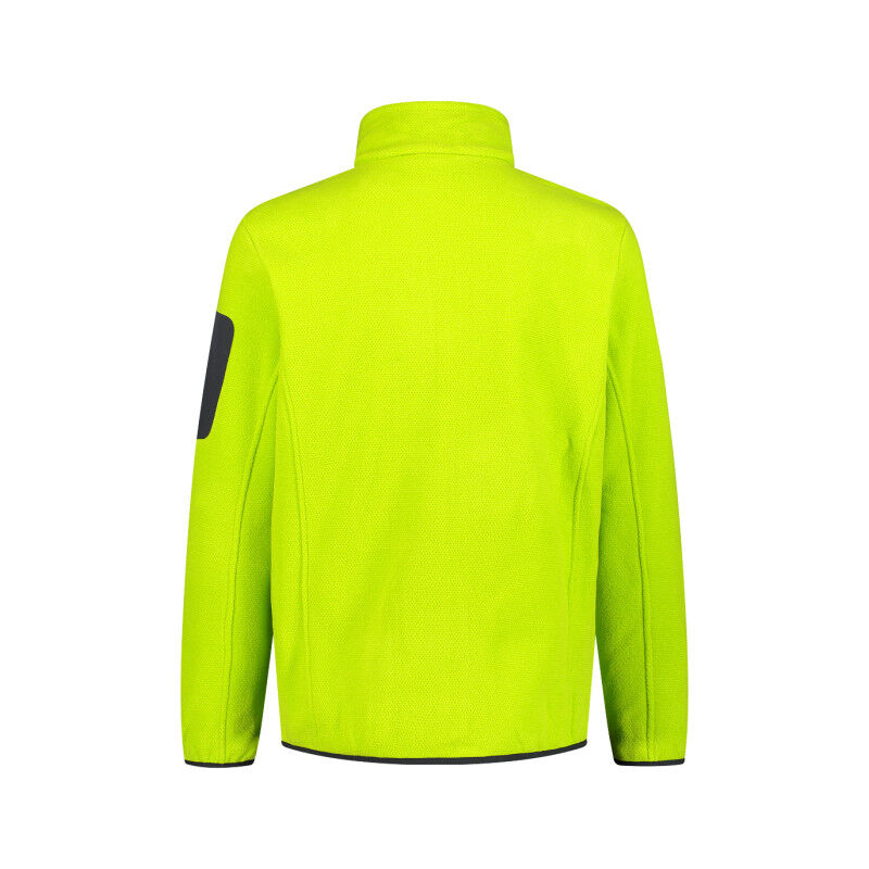Men's jacquard Knit-Tech fleece with rhombus motif - Polaire homme