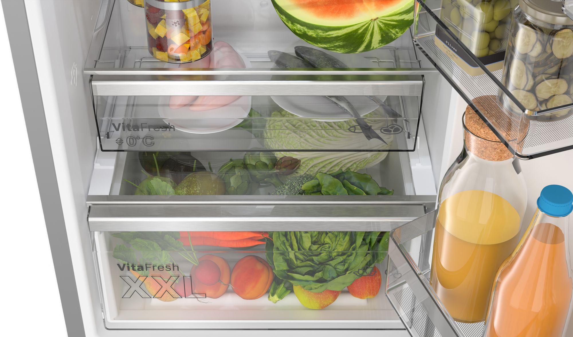 Refrigerador Combinado Independente Série 6 203 x 60 cm em Aço Inoxidável Resistente a Impressões Digitais KGN39AIBT