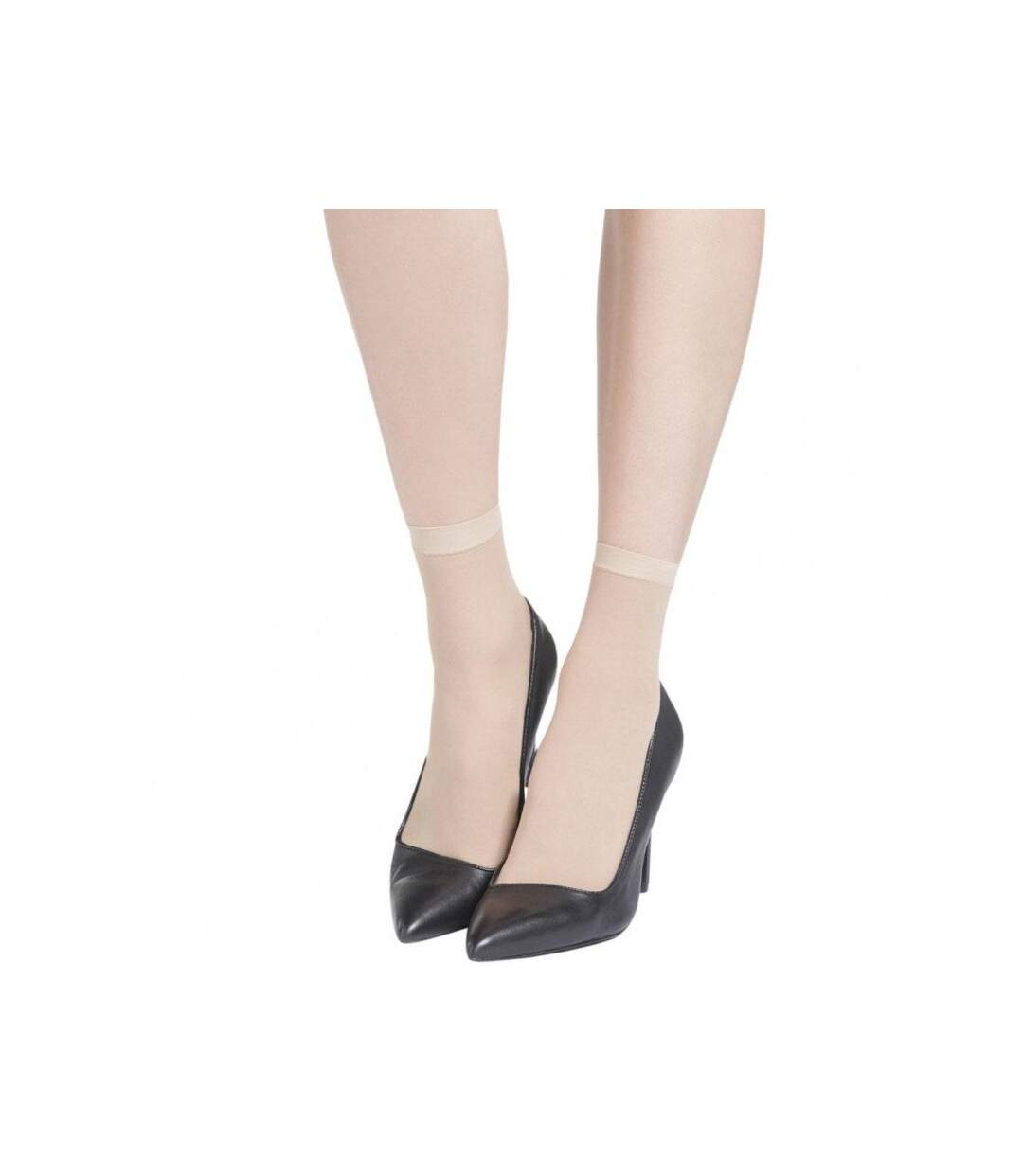 DIM Lot de 4 paires de Socquettes Femme Microfibre ECODIM Capri 30D
