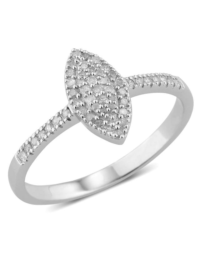 Christian Materne Private Diamonds Brillant-Ring, ges.0,29 ct., Silber 925 rhodiniert