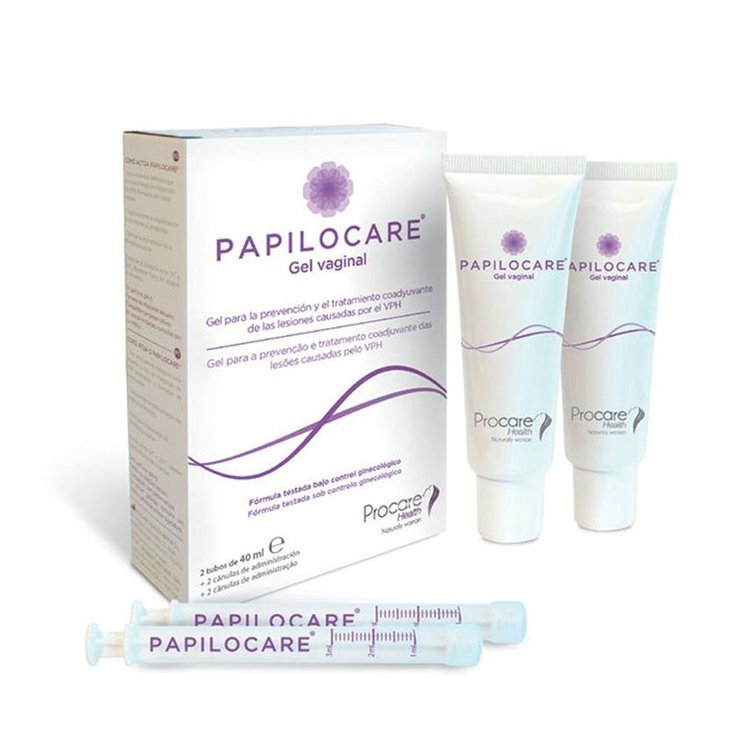 Gel Vaginal 2 Tubes Avec Applicateurs 2x40ml Papilocare Procare