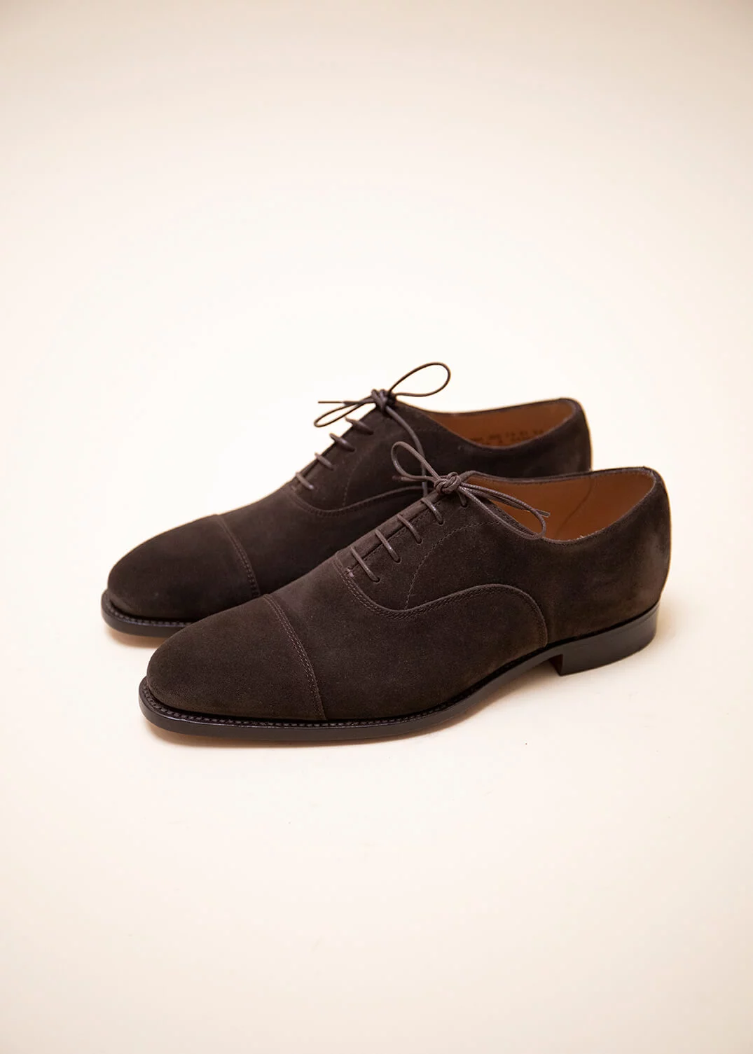 RICHELIEU STAPLEFORD VEAU VELOURS MARRON FONCÉ