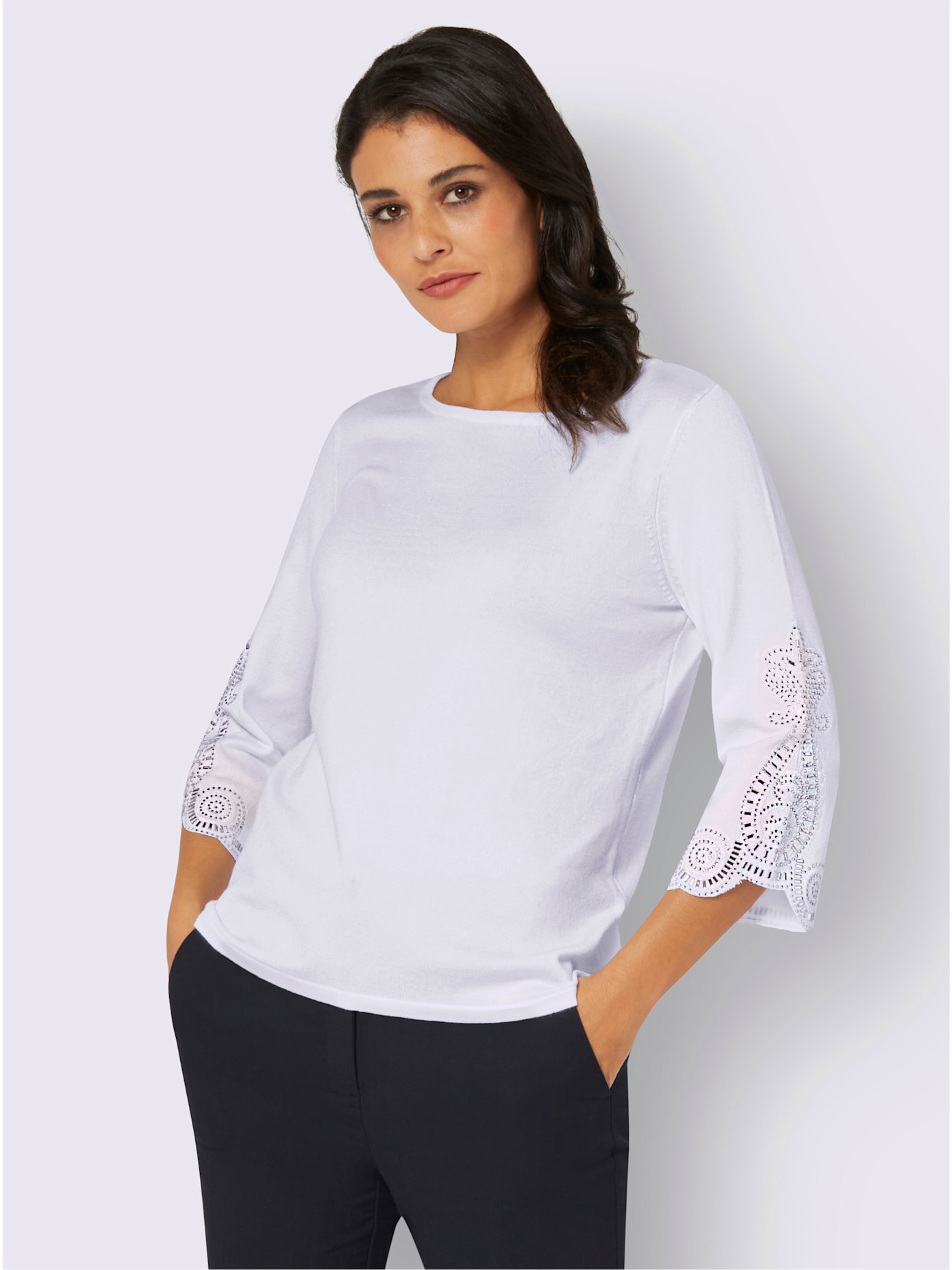 Pull mélange de lyocell et de viscose de qualité