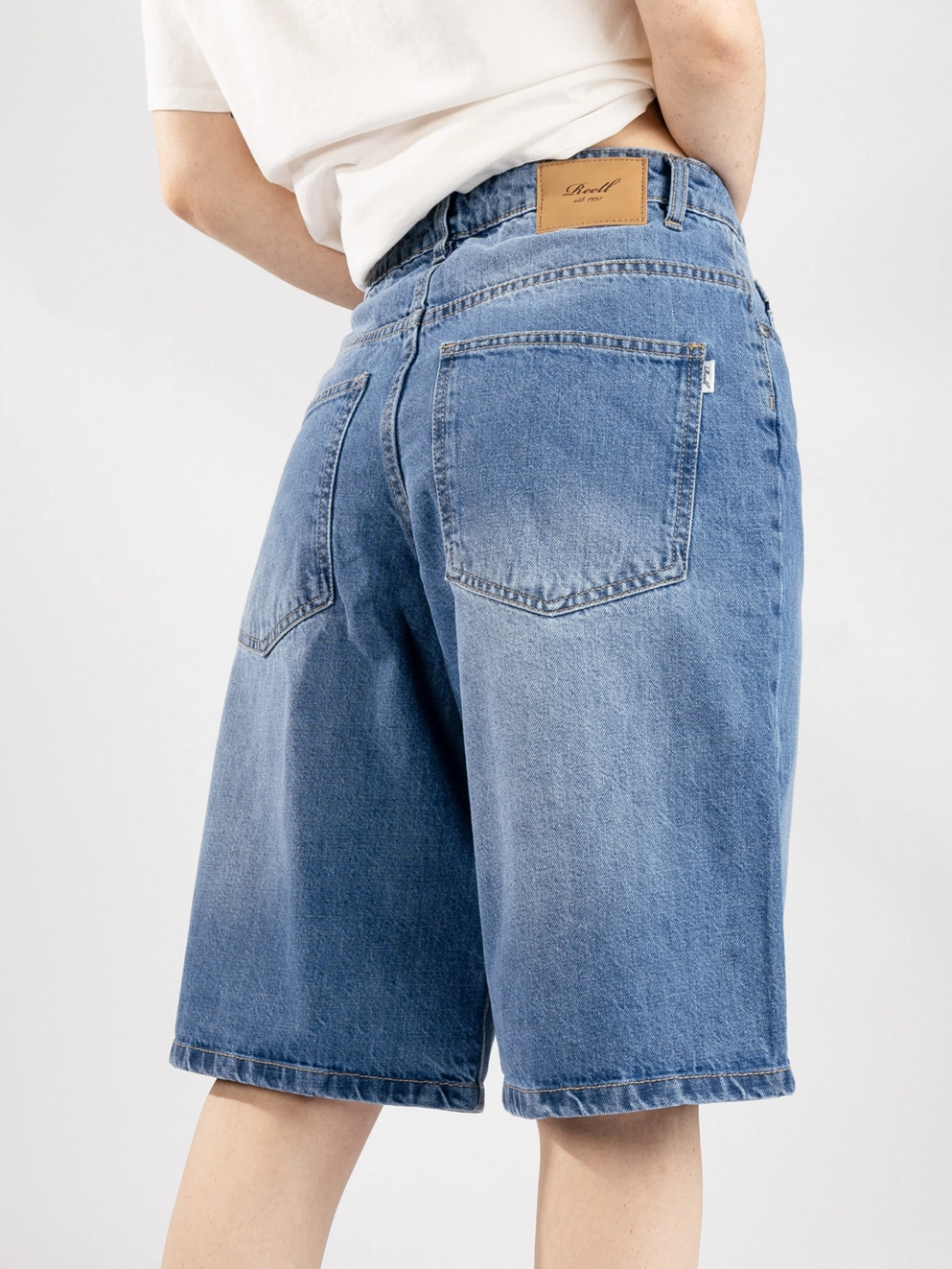 REELL Sienna Baggy Shorts classic light blue stone
