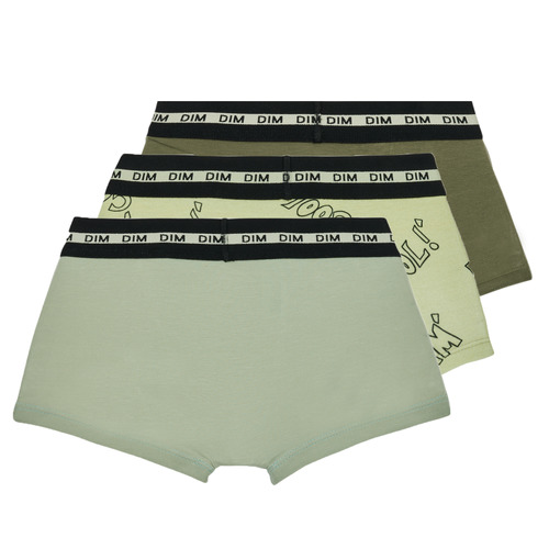 DIM - MODE COTON STRETCH PACK X3 - Vert / Kaki