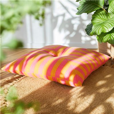 Maxi coussin rayé