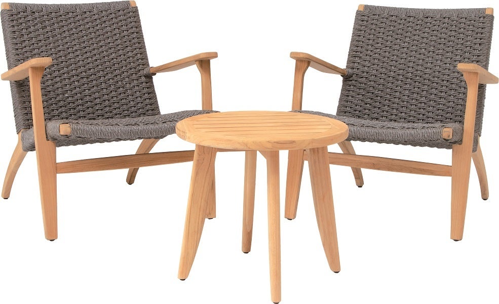 Tierra Outdoor loungestoel Siesta naturel / grijs