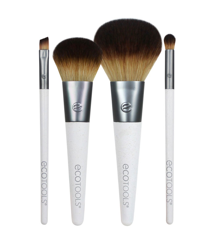 Ecotools - Conjunto de pincéis 4 peças On-The-Go Style
