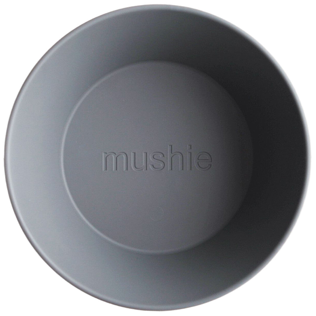 Mushie kinderkommen rond - smoke - 2st