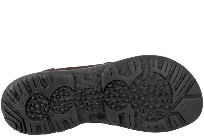 NEW FEET SNØRESKO I MØRKEBRUNT NUBUCK