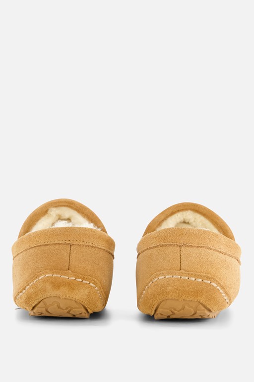 Warmbat Pantoffels cognac Suede
