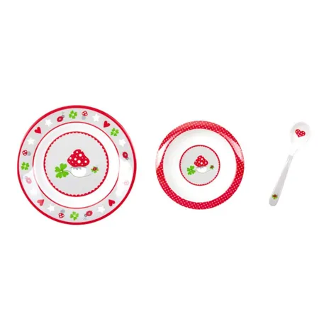 Die Spiegelburg Mein erstes Geschirr Baby Glück, grau