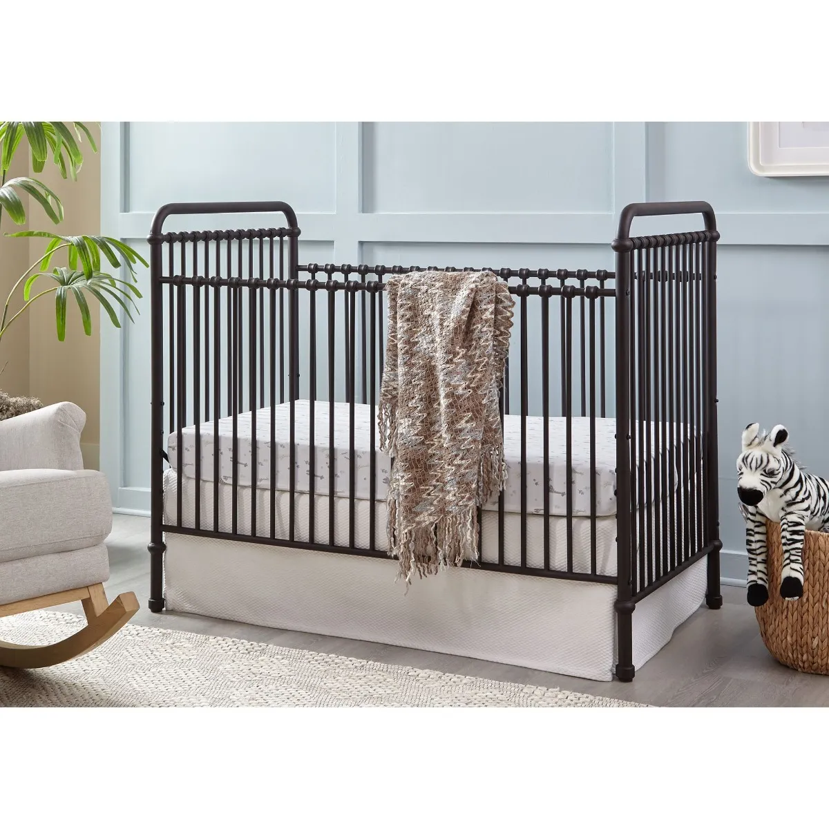 Million Dollar Baby Couchette Évolutive 3 en 1 Abigail - Fer Vintage