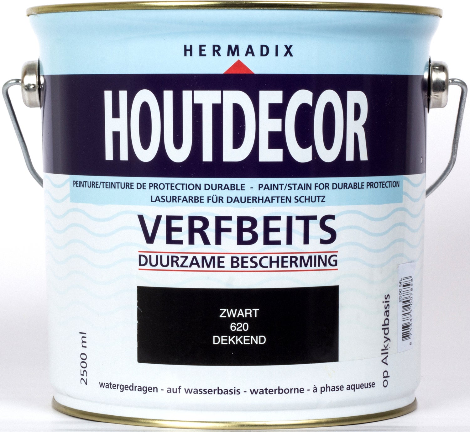 Hermadix Houtdecor zwart 2,5 l