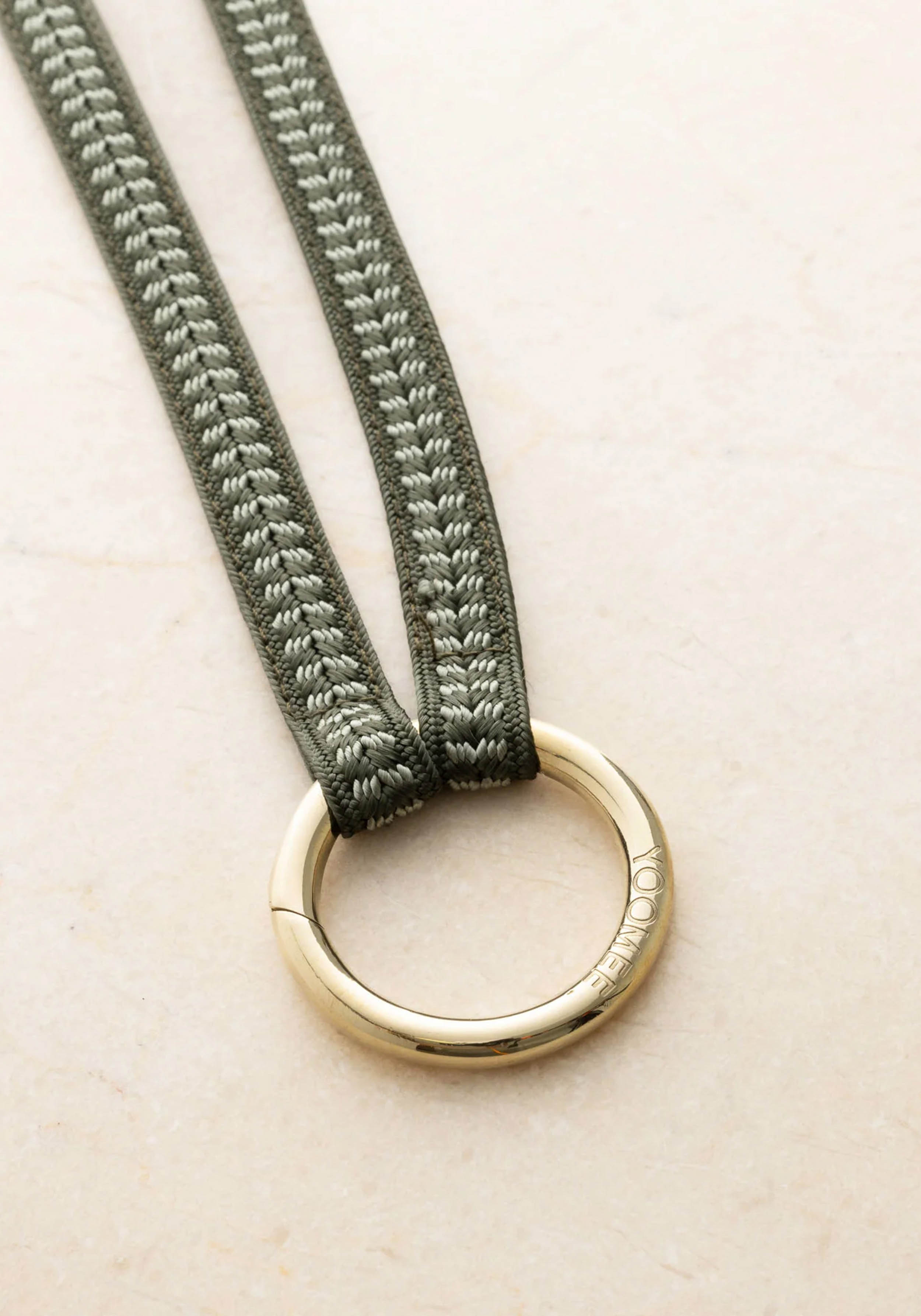 YOOMEE Mini-Schlüsselband Keychain Zahra Artichoke Gold