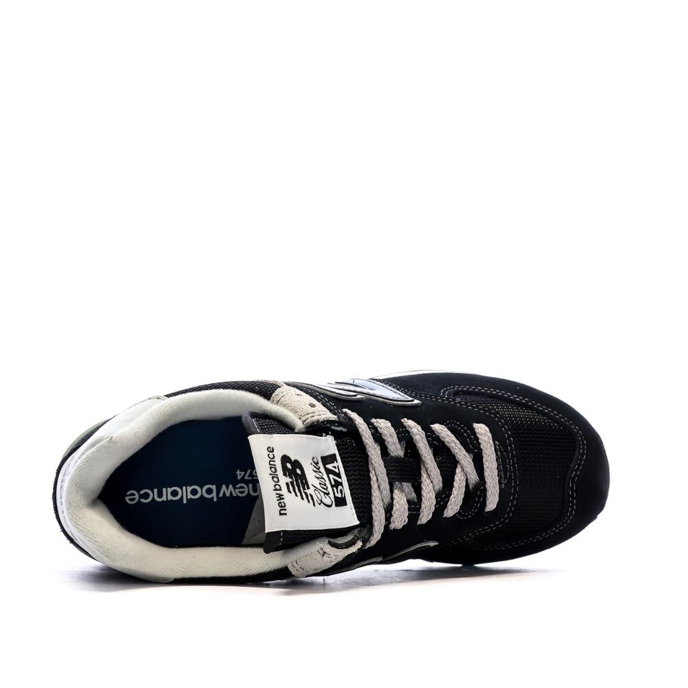 New Balance ML574 Baskets Noir/Gris Femme New Balance