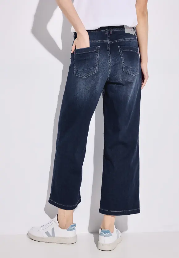 Loose Fit Jeans - Dark blue wash