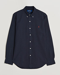 Polo Ralph Lauren Slim Fit Garment Dyed Oxford Shirt Polo Black