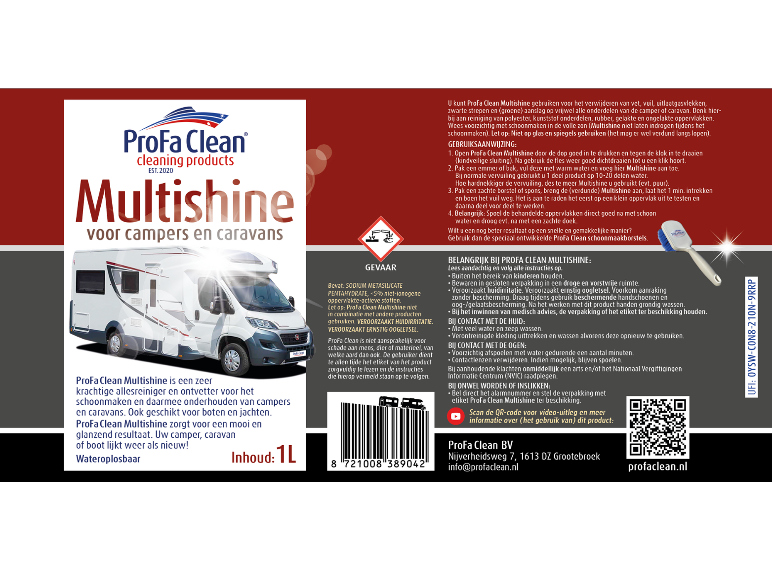 ProFa Clean Campers & caravan Multishine - 1 liter