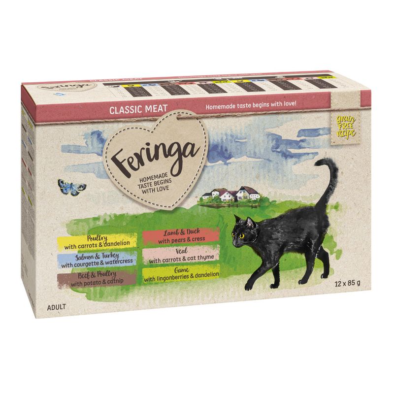 Feringa Classic Meat Menu 12 x 85 g en sachets fraîcheur