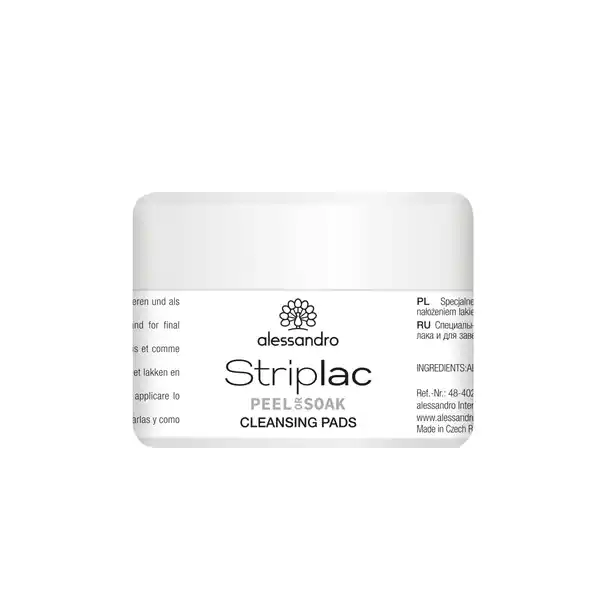 STRIPLAC PEEL OR SOAK STRIPLAC REINIGUNGSPADS - VEGAN