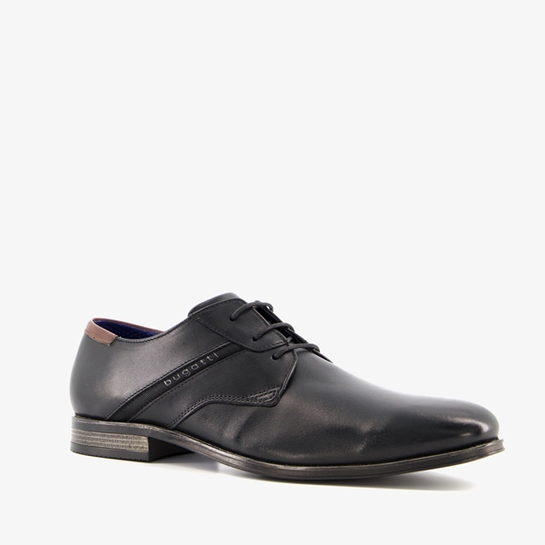 Bugatti leren heren schoenen zwart
