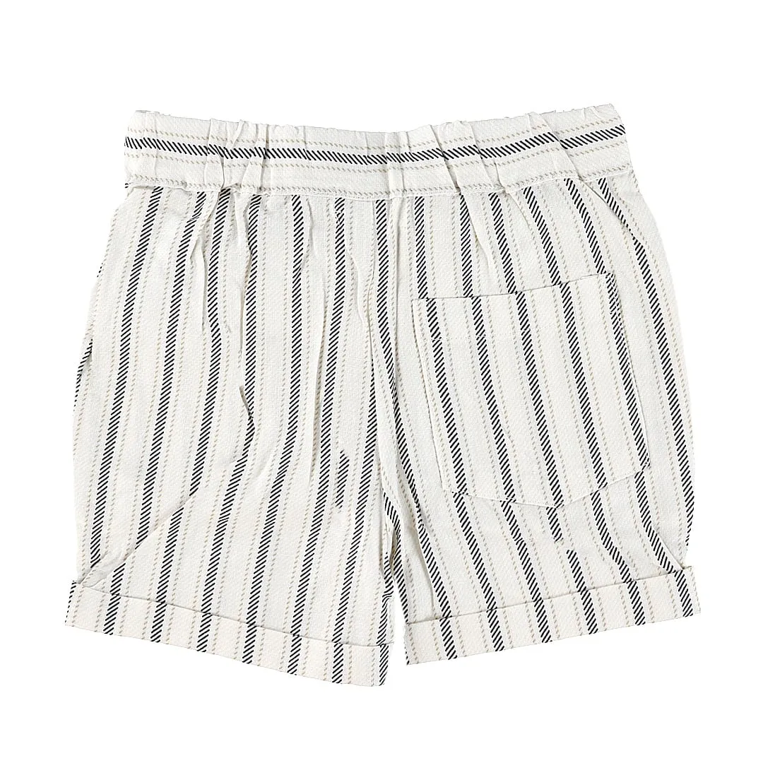 Miles Short Rayé Lin Plage 2-10ans