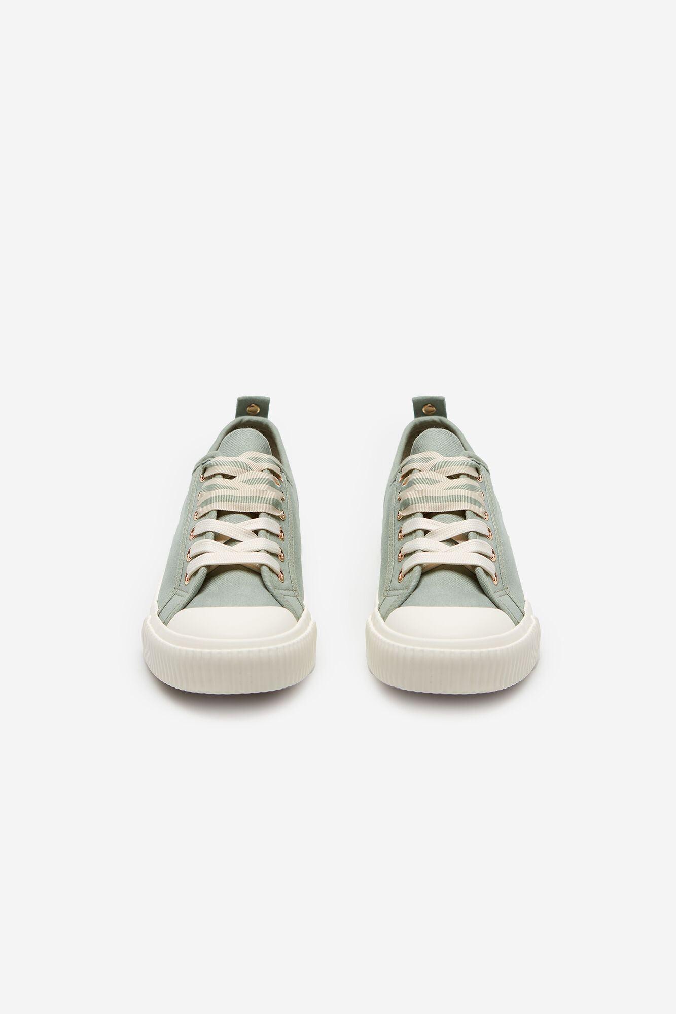 Zapatilla com suela de goma - Caqui