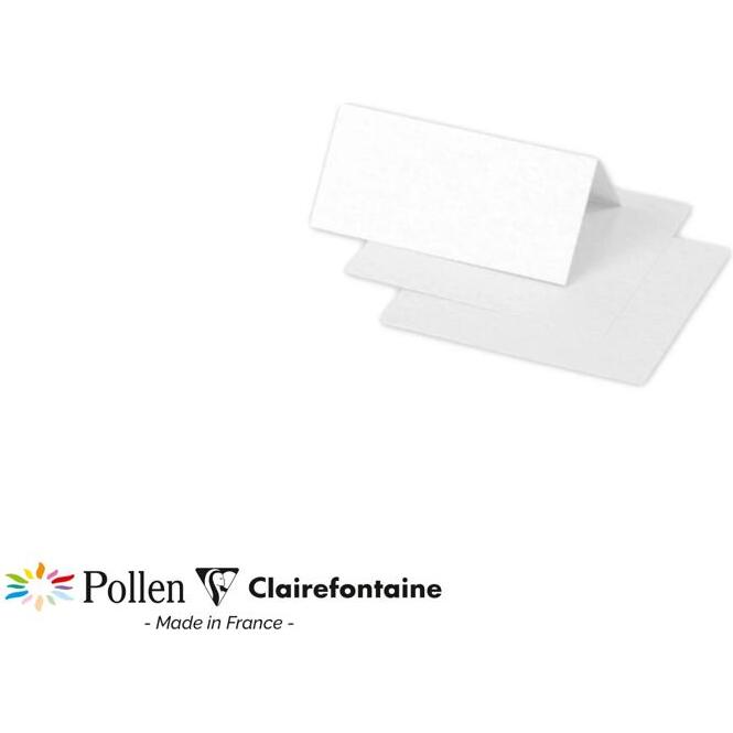 Paquet de 25 marque-places Pollen 85x80mm 210g/m²